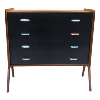 Vintage Four-Drawer Chest of Drawers, 1950s For Sale