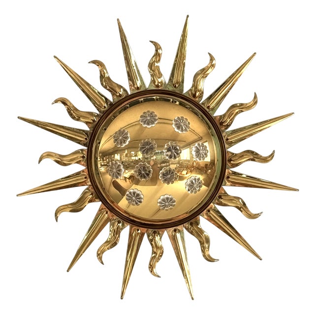 Mid-Century Modern Flush Mount in Brass from Vereinigte Werkstätten, 1970s For Sale
