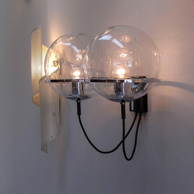 Double Globe Wall Light by Raak, 1960 For Sale - Image 9 of 10