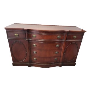 Drexel Travis Court Mahogany Sideboard Vintage 1940s For Sale