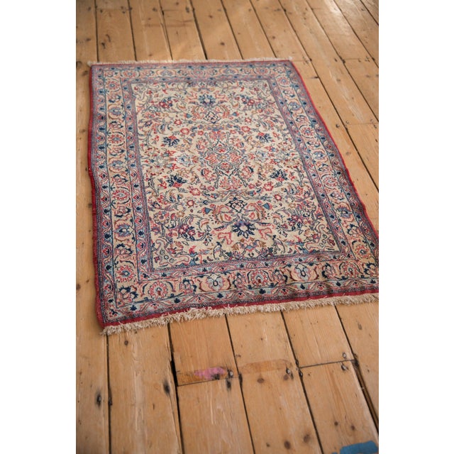 Vintage Isfahan Rug - 2'8" x 3'7" For Sale - Image 10 of 11