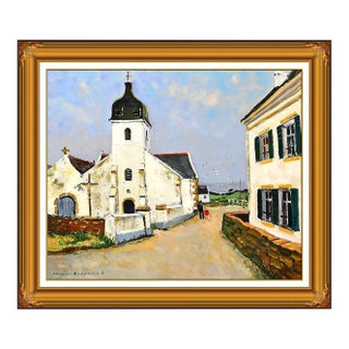 Mid 20th Century Belle - Ile Eglise De Locmaria, Jacques Bouyssou For Sale