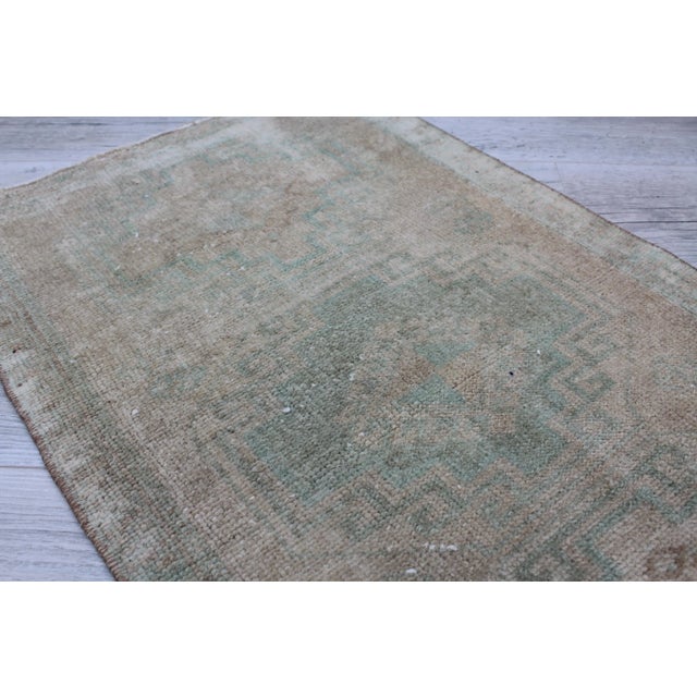 Mini Turkish Rug - 20"x34.5" For Sale In Raleigh - Image 6 of 10