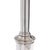 An English silver-plated table lamp from the 1850s, built as a Doric column on a gadrooned drum plinth over a stepped...