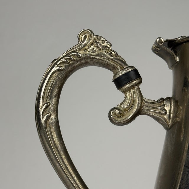 Metal Vintage Metal Coffee Set, Italy, 1980s, Set of 3 For Sale - Image 7 of 18