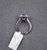 3.74 Ct Cushion-Cut Natural Sapphire & Diamond Ring Size 6.5 For Sale - Image 4 of 8