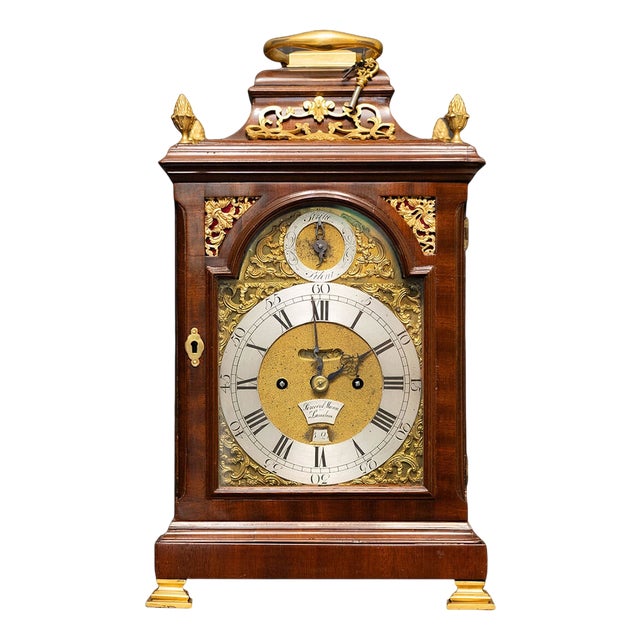 English Bracket Clock by Percival Mann, London, United Kingdom, 1765 For Sale