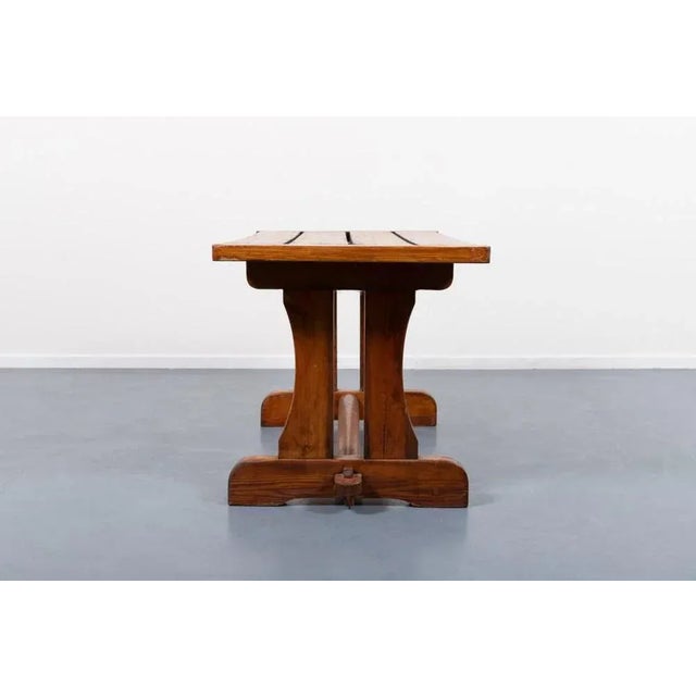 Mid-Century Pine Berga Side Table by David Rosen Nordic Company, Sweden 1950s For Sale - Image 4 of 9