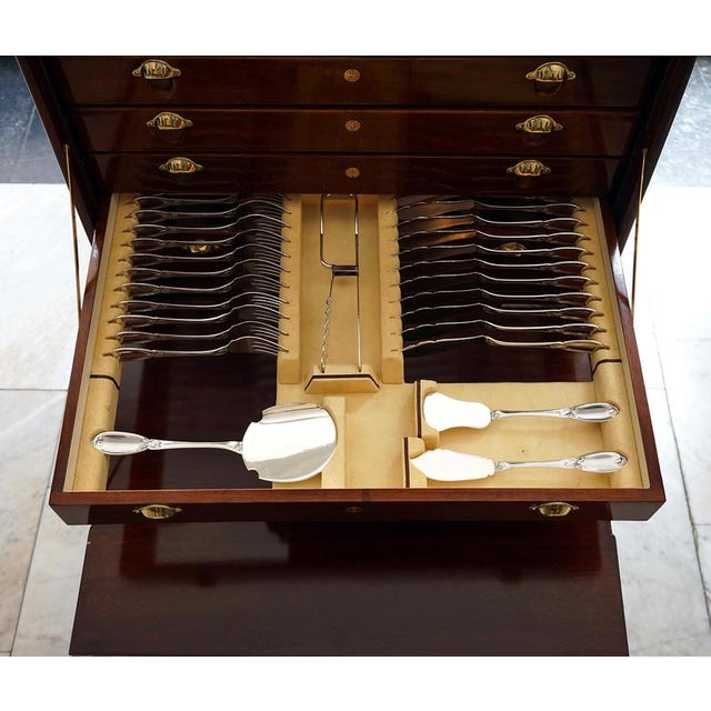 Metal Extensive Cutlery Set for Twelve Persons, Set of 196 For Sale - Image 7 of 18