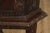 Antique English Carved Oak Corner Cabinet on Stand For Sale - Image 9 of 12