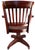 Early 20th Century Gunlocke Restored "Bank of England" Banker’s Armchair For Sale - Image 10 of 18