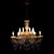 1940s 1940s Italian Capodimonte Style Crystal & Hand Painted Porcelain & Glass 12-Light Chandelier For Sale - Image 5 of 11