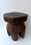 Brown Mid-Century Modern Pair of Brutalist Massive Wood Mushroom Stools. Italy, 1960s For Sale - Image 8 of 13