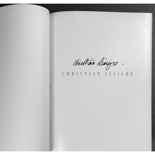 Signed by Christian Liaigre in black pen. Excellent condition Hardcover, 2008, Flammarion, Paris, 320 pages, text in...
