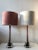 Burgundy Table Lamps by Paul Kedelv for Flygsfors, 1960s, Set of 2 For Sale - Image 14 of 14