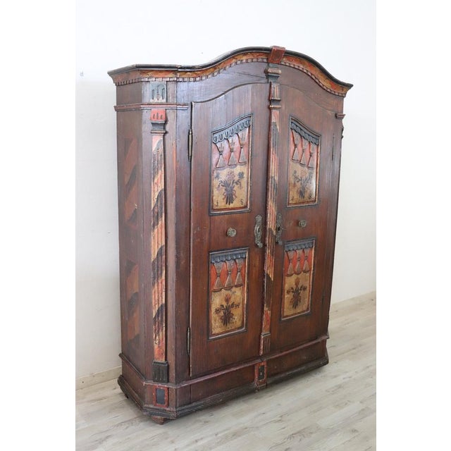 Antique Tyrolen Wardrobe in Pine, 1800s For Sale - Image 13 of 18