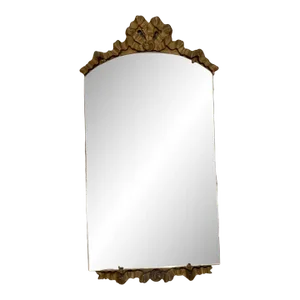 Vintage Mid 20th Century Gilt Carved Mirror