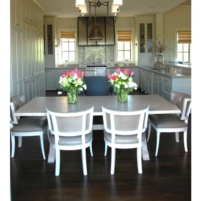 Tritter Feefer Dining Table- Hand Painted Finish For Sale - Image 11 of 12