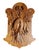 A beautiful black forest hunting trophy carved from oak. with beautiful fine detailed ornaments. A young deer, quail bird,...