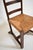 1950s Low Wood and Straw Chair, 1950s For Sale - Image 5 of 6