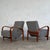 This exceptional pair of lounge armchairs represents a landmark of postwar eastern european design, created by the...