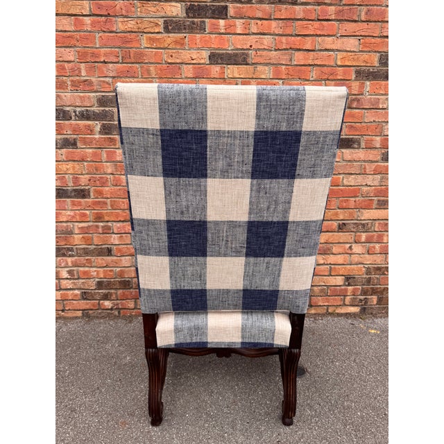 Newly Upholstered English Arm Chair For Sale - Image 9 of 13