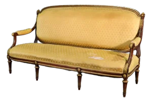 Superb Quality Louis XVI Bronze Mounted Sofa Settee Manner of Francois Linke