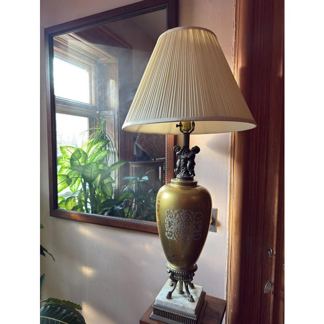 1950s Hollywood Regency Style Table Lamp For Sale - Image 4 of 12