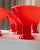 Glass Vintage Italian Postmodern Red Joy Drinking Glasses from Leonardo, 1980s, Set of 6 For Sale - Image 7 of 12