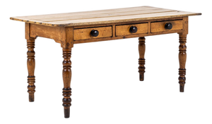 Pine Farmhouse Table, 19th Century