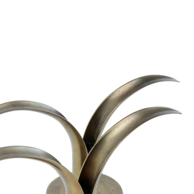 Ystad Metall Mid-Century Swedish Brass Candlesticks - a Pair For Sale - Image 4 of 8