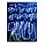 Writings No. 4 — Abstract Original Oil Painting Inspired by Cy Twombly For Sale