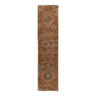 Antique Persian Karaja Runner Rug For Sale