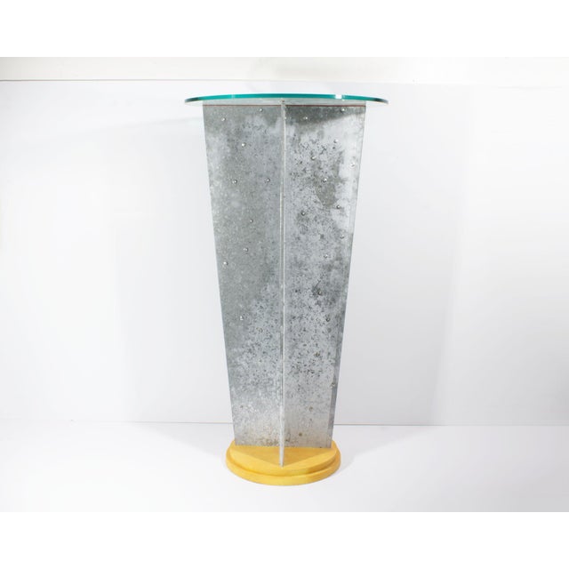 Postmodern Pedestal Stand by Georgia Strange For Sale - Image 4 of 7
