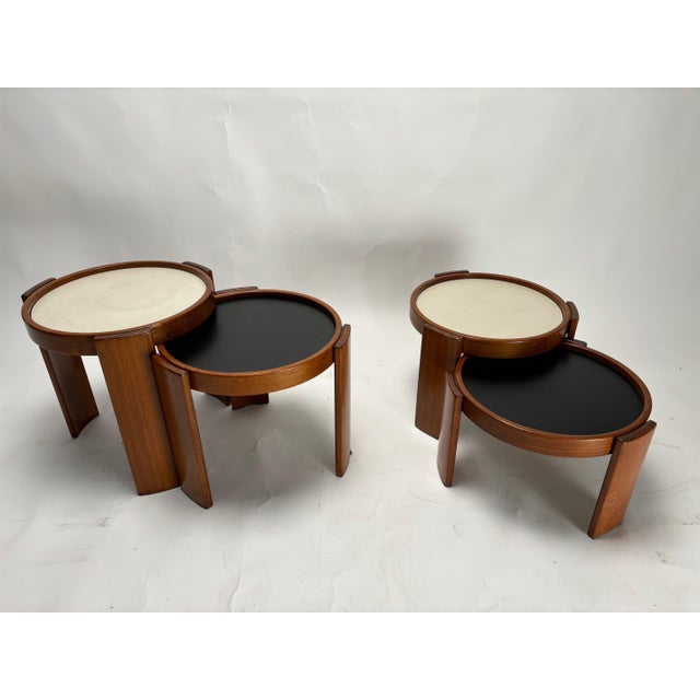 Vintage 780 Coffee Tables by Gianfranco Frattini for Cassina, Italy, 1960s, Set of 4 For Sale - Image 18 of 18
