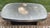 Authentic Jonathan Adler "Talitha" collection oval cocktail coffee table. A spectacular statement piece featuring sheets...