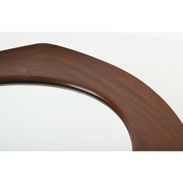 Mid-Century Oscar Mirror in Teak by Campo e Graffi for Home Torino, Italy, 1958 For Sale - Image 12 of 18