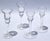Mid-Century Modern Set of 4 Kosta Boda Scandinavian Modern Faceted Art Glass Candle Holders For Sale - Image 3 of 14