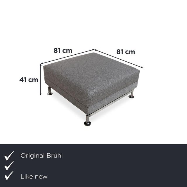 This Brühl Moule ottoman is the perfect complement to your Brühl Moule corner sofa, rounding off the ensemble both...