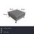 This Brühl Moule ottoman is the perfect complement to your Brühl Moule corner sofa, rounding off the ensemble both...