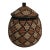Handcrafted Traditional Zulu Lidded Basket From KwaZulu South Africa For Sale