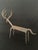 Black Artisan Hand Forged Wrought Iron Deer Sculpture For Sale - Image 8 of 8