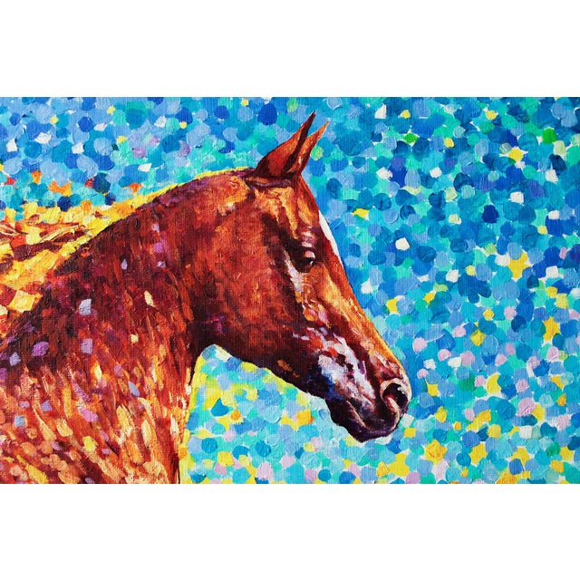 Artist Andrei Sitsko "Golden Sand Ii" Modern Original Painting For Sale - Image 4 of 9