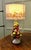 Hollywood Regency Large Majolica Table Lamp Vintage-Style Italian Majolica Hollywood Regency Des, 1970 For Sale - Image 3 of 7