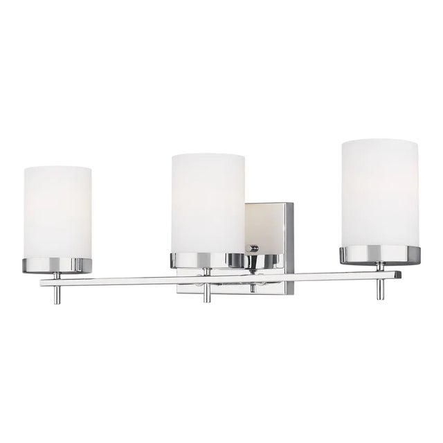 The Zire three light vanity fixture in chrome provides abundant light for your bath vanity, while adding a layer of...