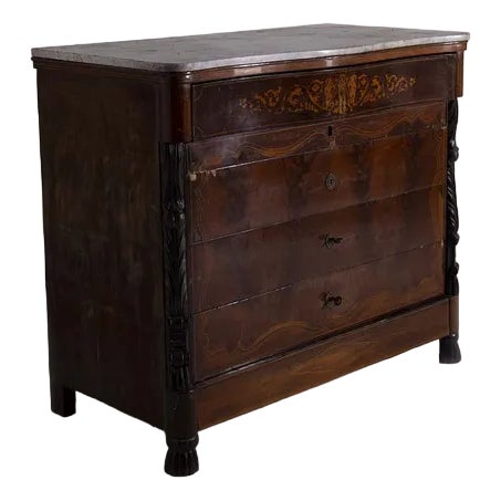 Italian Wooden Chest of Drawers, 1700s For Sale