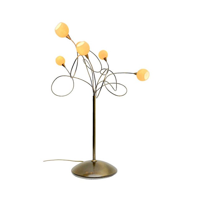Sculptural Table Lamp with Glass Spheres by Harco Loor, 1980s For Sale - Image 9 of 10