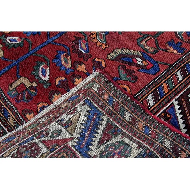 1920s Persian Malayer Area Rug 4'2"×6'9" For Sale - Image 11 of 12
