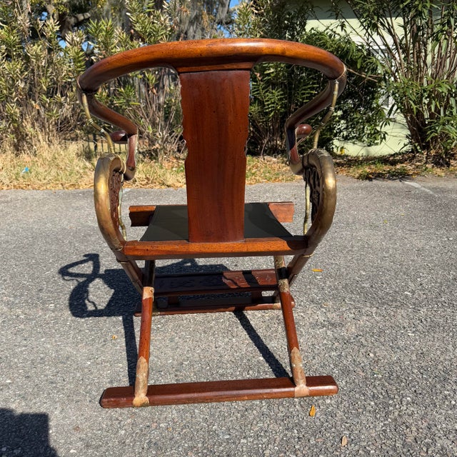 Late Qing Dynasty Hunting Folding Chair | Chairish