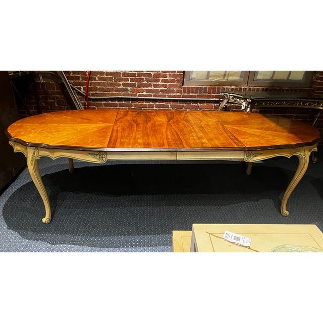 1970s White Furniture Company French Provincial Dining Table Chairish